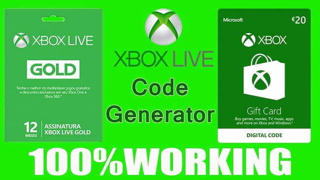 Free Xbox Live Codes 2020 | Generator & Working Methods