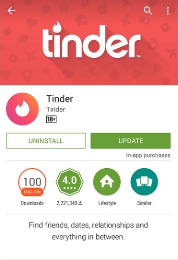 Store tinder play Download &